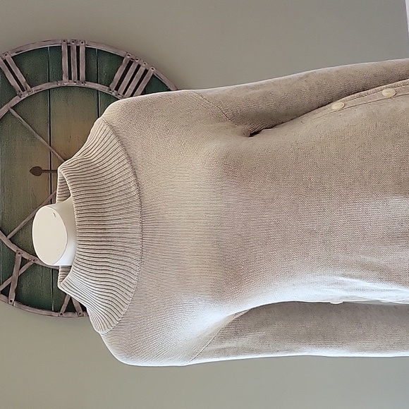 Rag & Bone Phyllis Mock Turtleneck Wool and Cashmere Blend Sweater - Picture 2 of 16